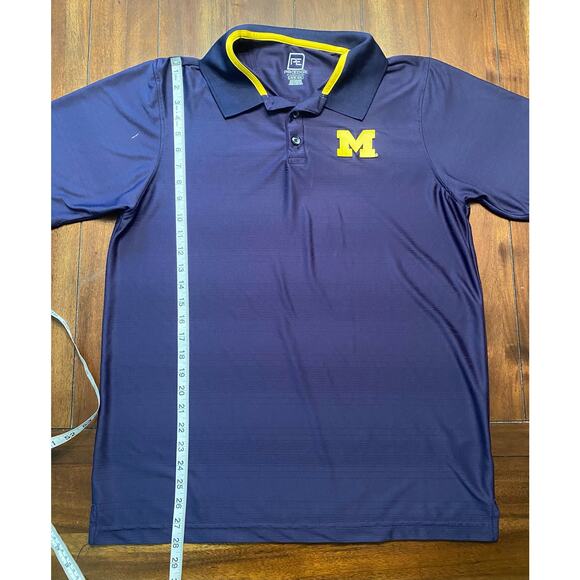Proedge by Knight Apparel Michigan football polo size L - Read flaw - Picture 2 of 8